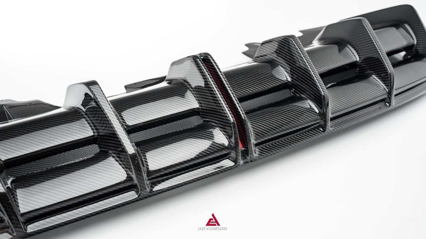 Lamborghini Huracan EVO AWD RWD 2020 2021 2022 2023 with Aftermarket Parts - Rear Diffuser & Canards Dry Pre-preg Carbon Fiber from ArmorExtend