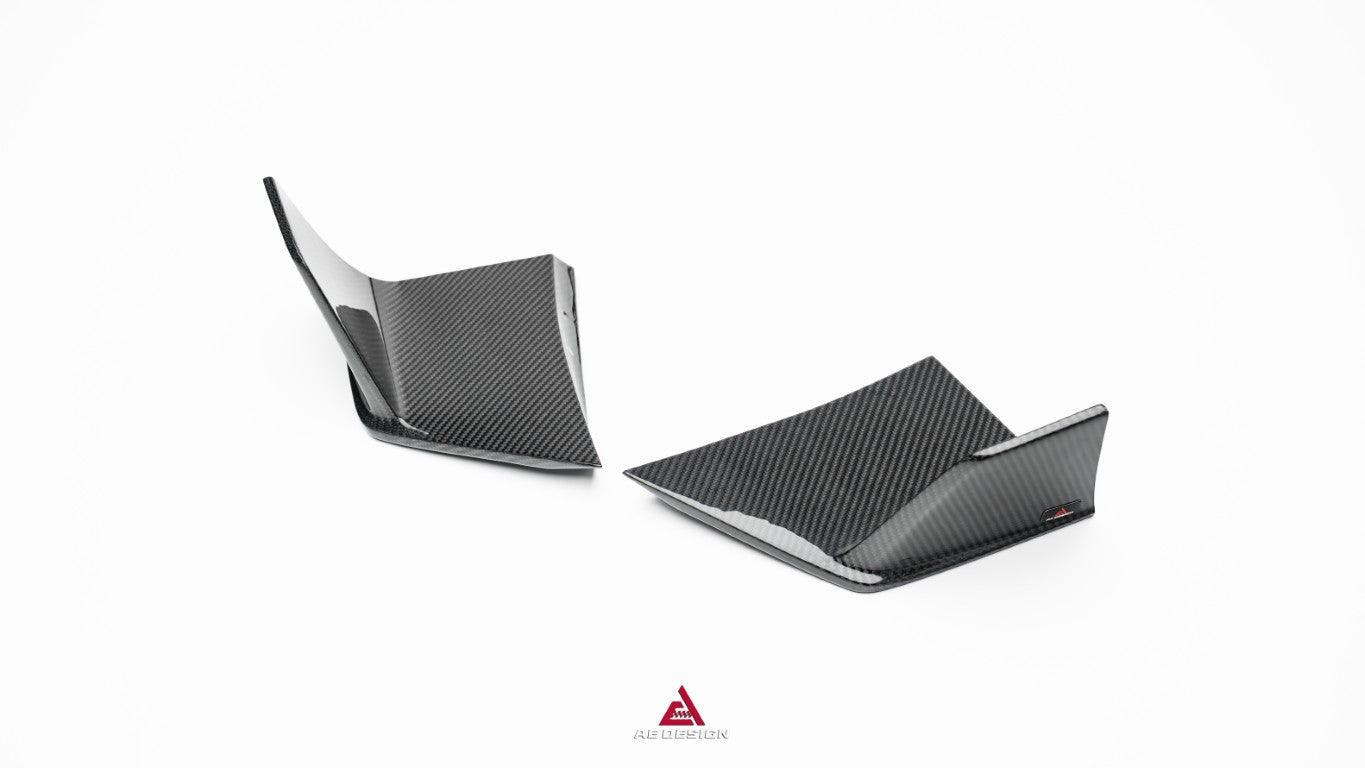Lamborghini Huracan EVO AWD RWD 2020 2021 2022 2023 with Aftermarket Parts - Rear Diffuser & Canards Dry Pre-preg Carbon Fiber from ArmorExtend