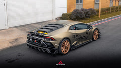 Lamborghini Huracan EVO AWD RWD 2020 2021 2022 2023 with Aftermarket Parts - Rear Diffuser & Canards Dry Pre-preg Carbon Fiber from ArmorExtend