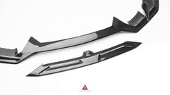 Lamborghini Huracan EVO AWD 2020 2021 2022 2023 with Aftermarket Parts - Front Lip Dry Pre-preg Carbon Fiber from ArmorExtend