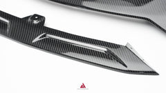 Lamborghini Huracan EVO AWD 2020 2021 2022 2023 with Aftermarket Parts - Front Lip Dry Pre-preg Carbon Fiber from ArmorExtend