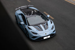 Lamborghini Huracan EVO RWD 2020 2021 2022 2023 2024 with Aftermarket Parts - Front Lip Dry Pre-preg Carbon Fiber from Ventus Veloce