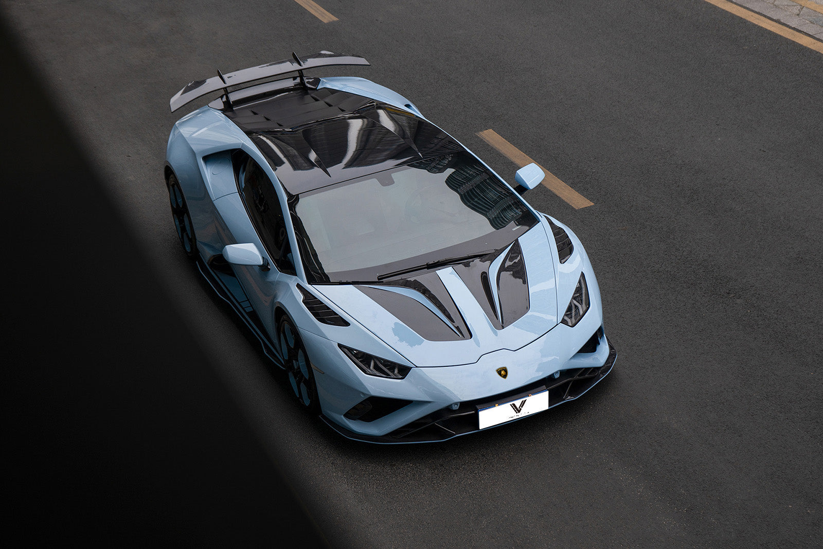 Lamborghini Huracan LP580 LP610 Evo RWD AWD Tecnica Performante 2015 2016 2017 2018 2019 2020 2021 2022 2023 2024 with Aftermarket Parts - V1 Hood Bonnet Dry Pre-preg Carbon Fiber from Ventus Veloce