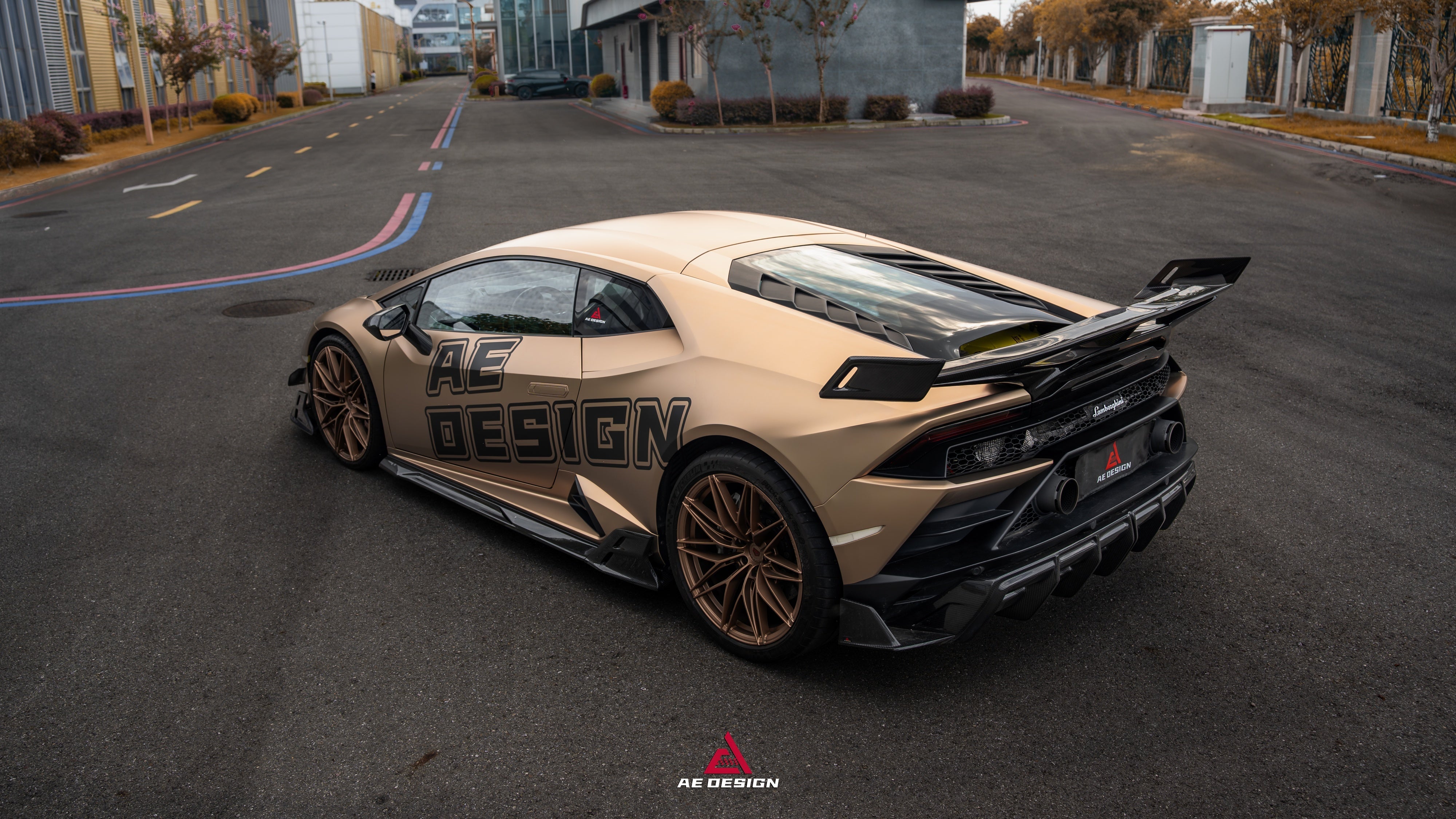 Lamborghini Huracan Tecnica Performante Evo LP610 LP580 2015 2016 2017 2018 2019 2020 2021 2022 2023 2024 with Aftermarket Parts - ART Rear Wing Dry Pre-preg Carbon Fiber from ArmorExtend
