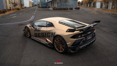 Lamborghini Huracan Tecnica Performante Evo LP610 LP580 2015 2016 2017 2018 2019 2020 2021 2022 2023 2024 with Aftermarket Parts - ART Rear Wing Dry Pre-preg Carbon Fiber from ArmorExtend