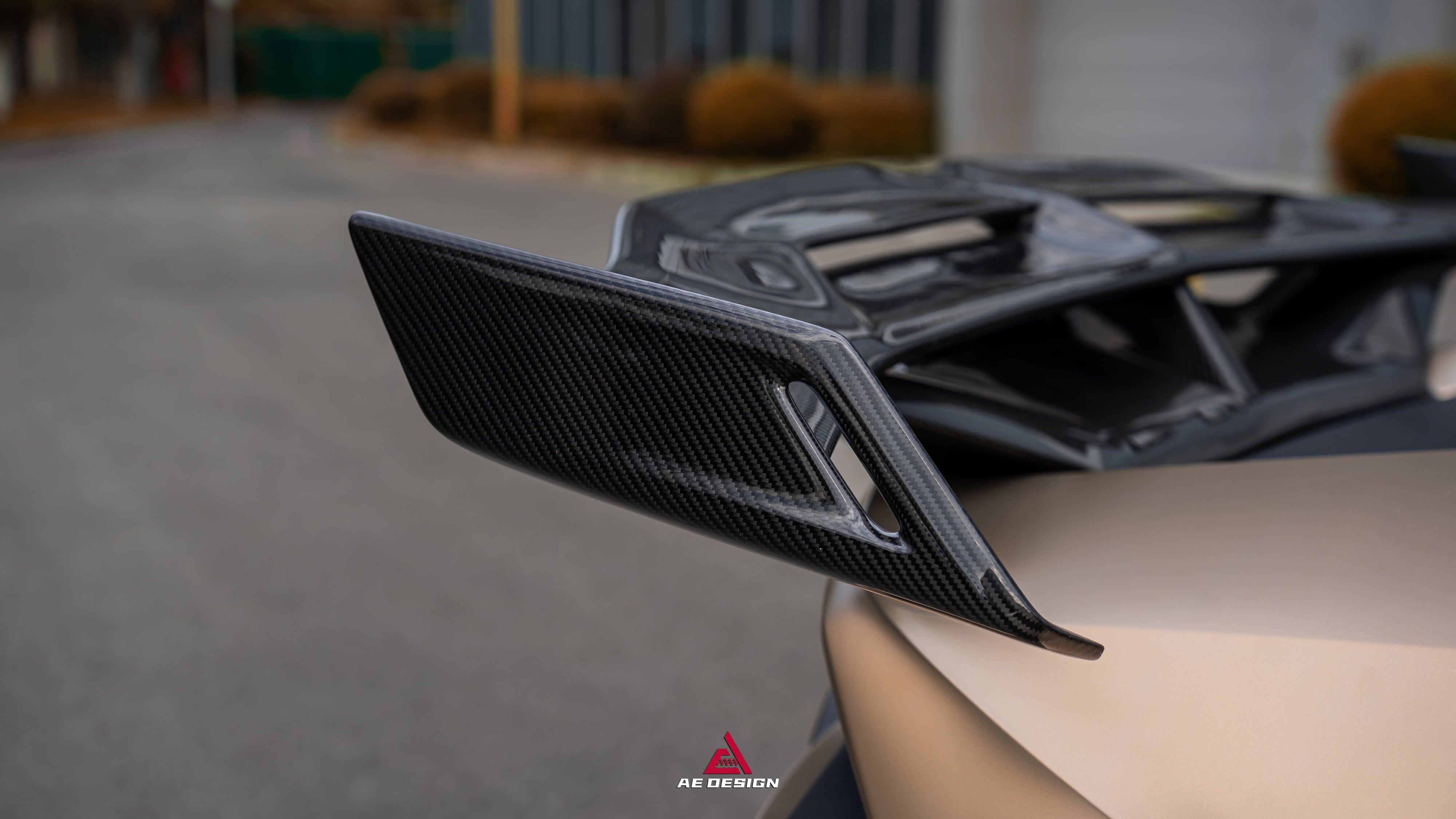 Lamborghini Huracan Tecnica Performante Evo LP610 LP580 2015 2016 2017 2018 2019 2020 2021 2022 2023 2024 with Aftermarket Parts - ART Rear Wing Dry Pre-preg Carbon Fiber from ArmorExtend