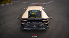 Lamborghini Huracan Tecnica Performante Evo LP610 LP580 2015 2016 2017 2018 2019 2020 2021 2022 2023 2024 with Aftermarket Parts - ART Rear Wing Dry Pre-preg Carbon Fiber from ArmorExtend