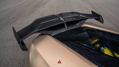 Lamborghini Huracan Tecnica Performante Evo LP610 LP580 2015 2016 2017 2018 2019 2020 2021 2022 2023 2024 with Aftermarket Parts - ART Rear Wing Dry Pre-preg Carbon Fiber from ArmorExtend