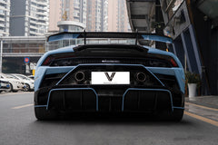 Lamborghini Huracan Tecnica Performante Evo LP610 LP580 2015 2016 2017 2018 2019 2020 2021 2022 2023 2024 with Aftermarket Parts - Rear Wing Dry Pre-preg Carbon Fiber from Ventus Veloce