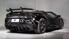 Lamborghini Huracan Tecnica Performante Evo LP610 LP580 2015 2016 2017 2018 2019 2020 2021 2022 2023 2024 with Aftermarket Parts - Rear Wing Dry Pre-preg Carbon Fiber from Ventus Veloce
