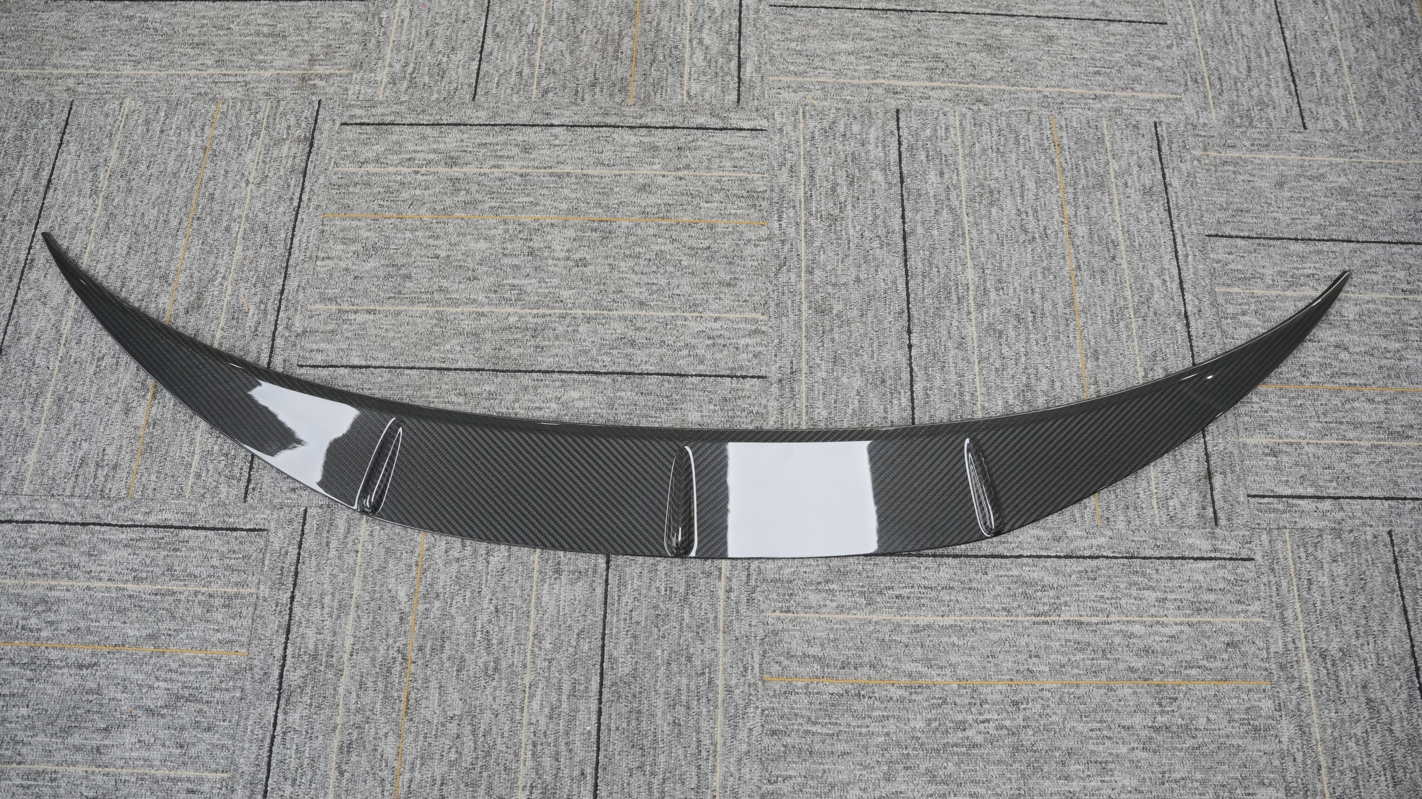 Lamborghini Revuelto 2024-ON with Aftermarket Parts - OEM Style Front Hood Trim Dry Pre-preg Carbon Fiber from Aero Republic