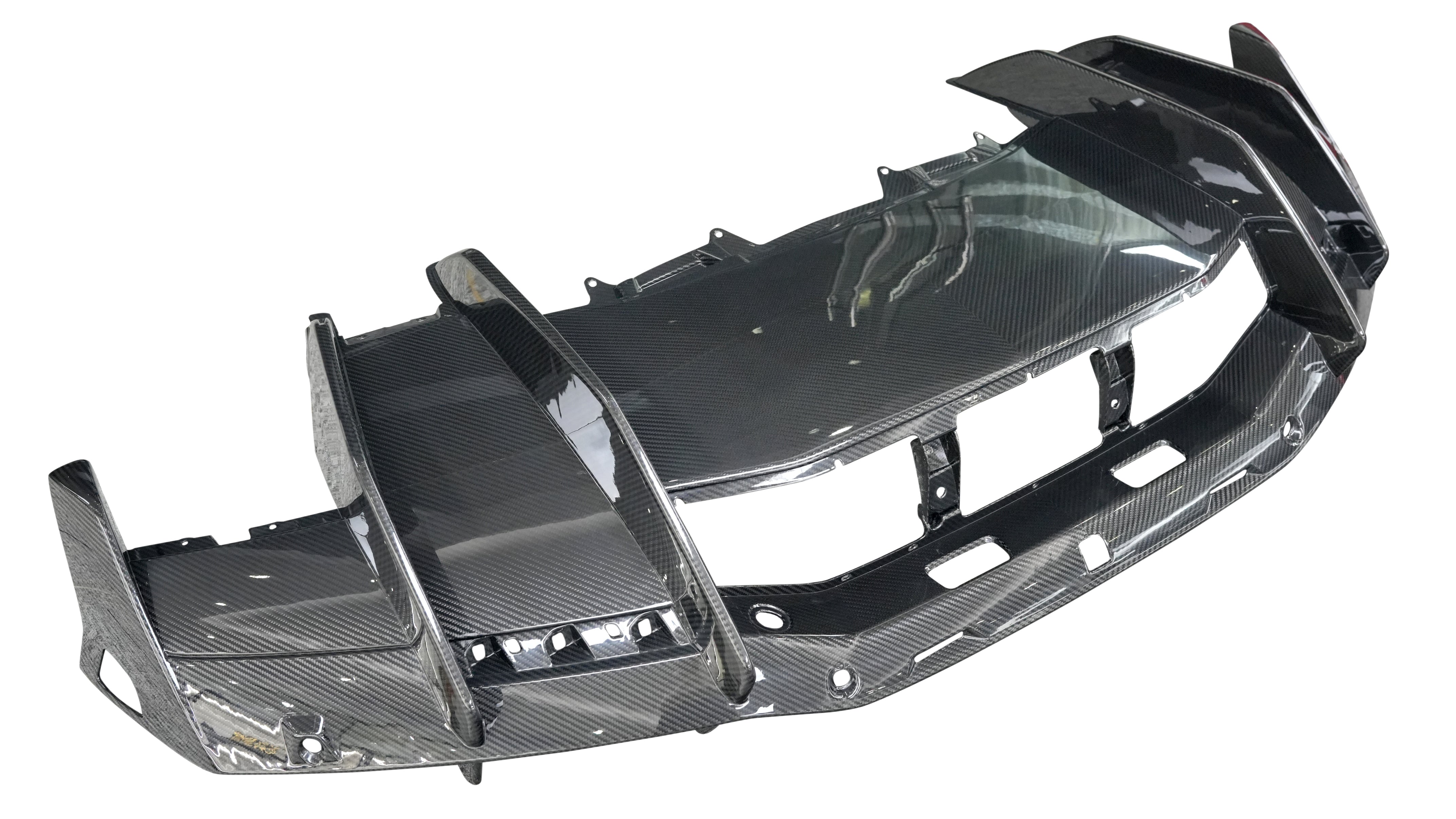 Lamborghini Revuelto 2024-ON with Aftermarket Parts - OEM Style Rear Diffuser Dry Pre-preg Carbon Fiber from Aero Republic