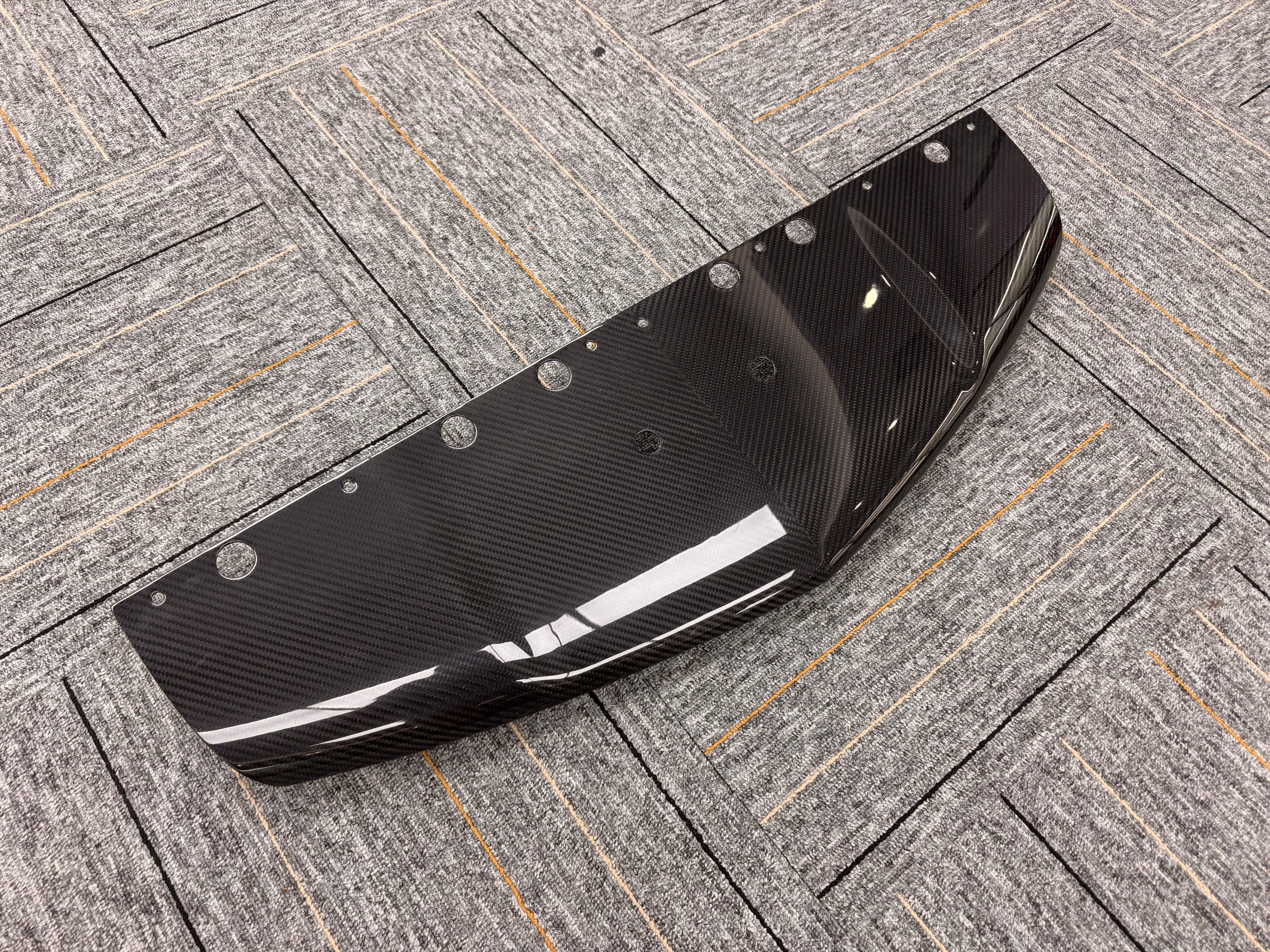 Lamborghini Revuelto 2024-ON with Aftermarket Parts - OEM Style Front Lip Trim Dry Pre-preg Carbon Fiber from Aero Republic
