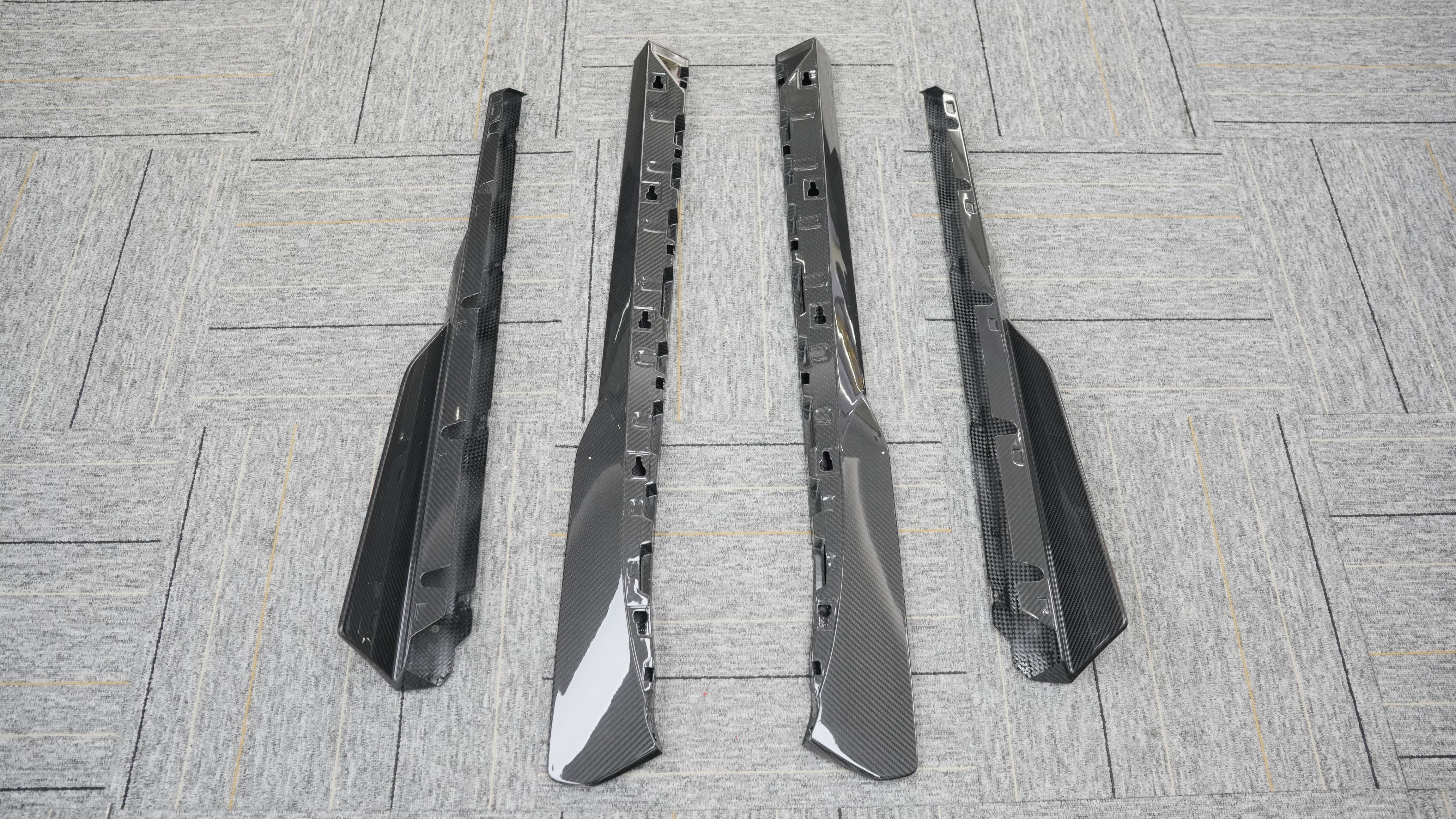 Lamborghini Revuelto 2024-ON with Aftermarket Parts - OEM Style Side Skirts Dry Pre-preg Carbon Fiber from Aero Republic