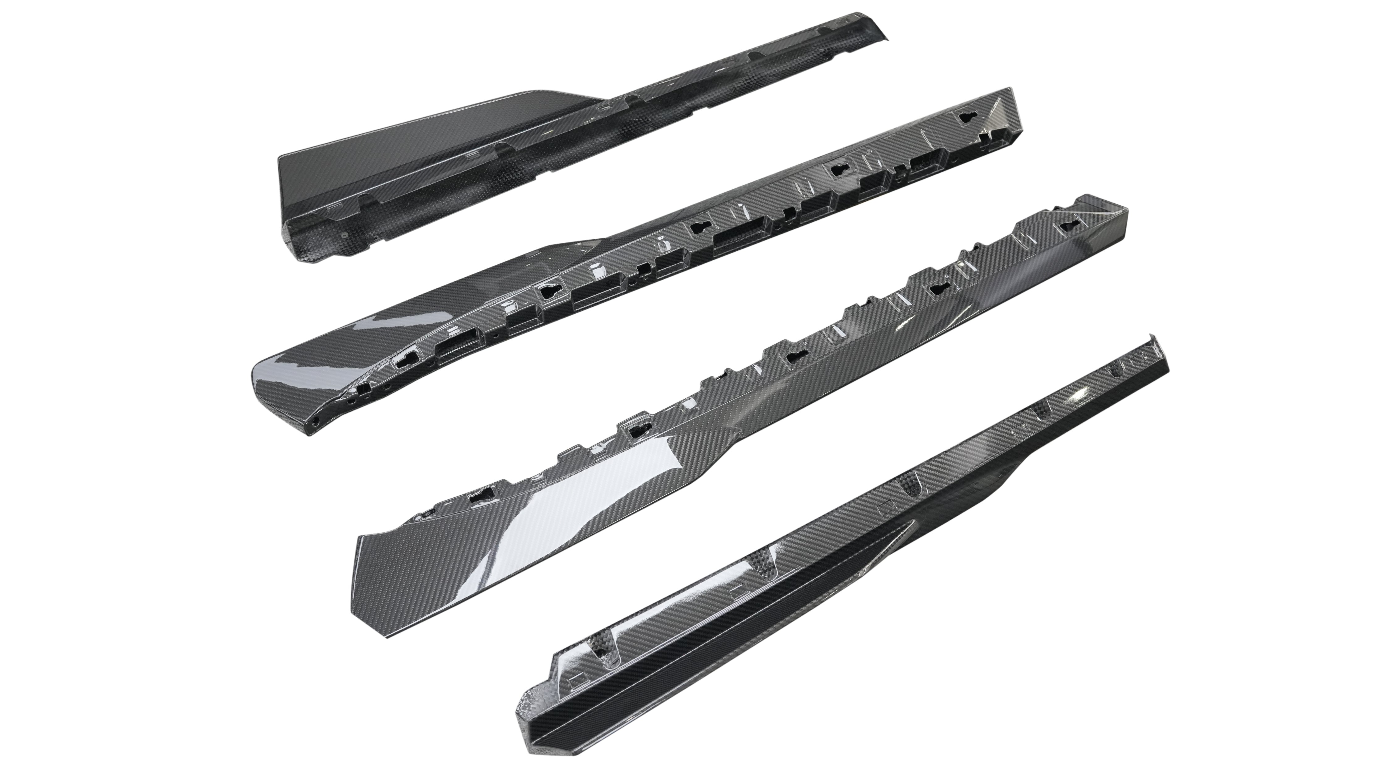 Lamborghini Revuelto 2024-ON with Aftermarket Parts - OEM Style Side Skirts Dry Pre-preg Carbon Fiber from Aero Republic