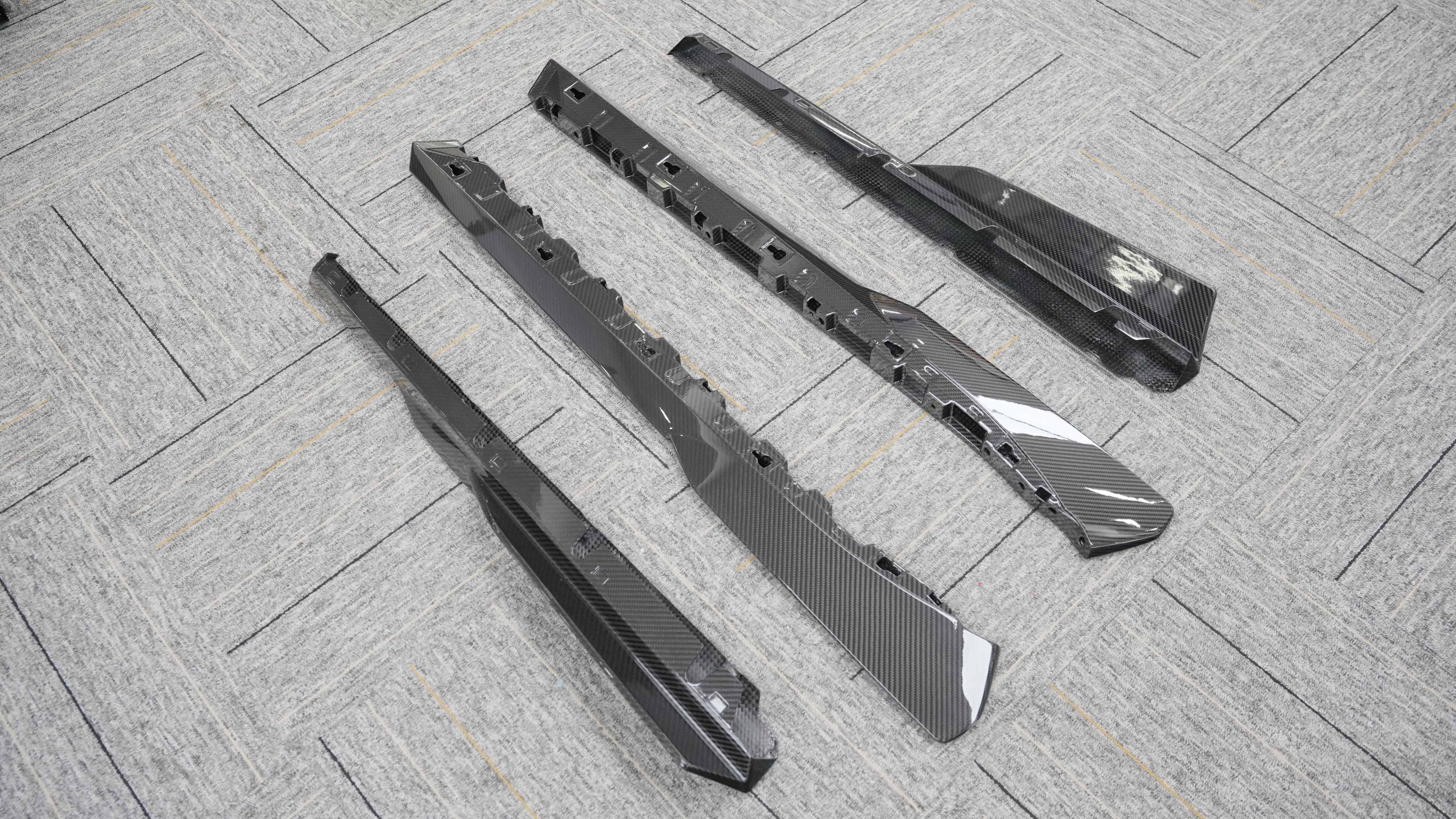Lamborghini Revuelto 2024-ON with Aftermarket Parts - OEM Style Side Skirts Dry Pre-preg Carbon Fiber from Aero Republic