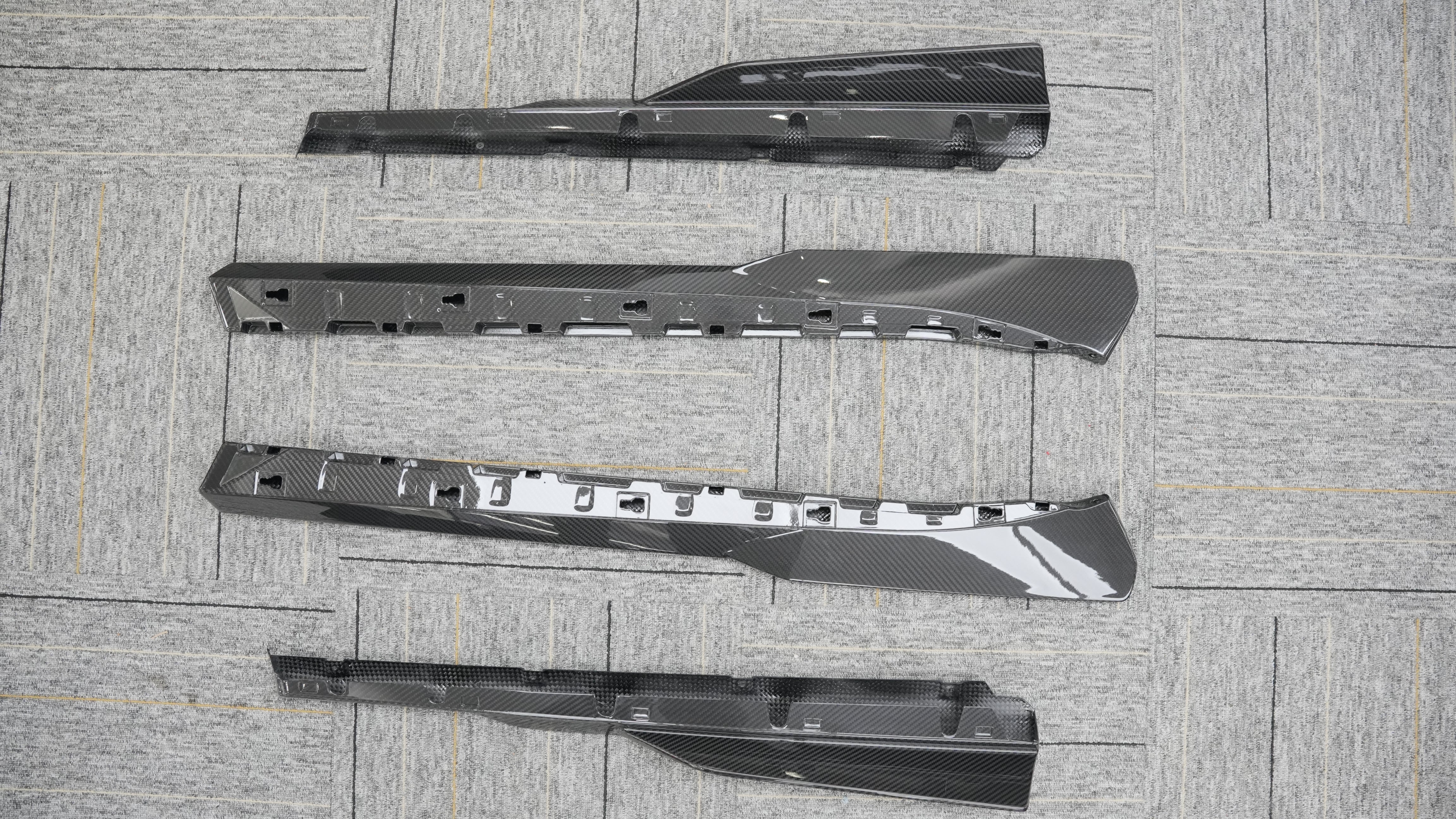 Lamborghini Revuelto 2024-ON with Aftermarket Parts - OEM Style Side Skirts Dry Pre-preg Carbon Fiber from Aero Republic