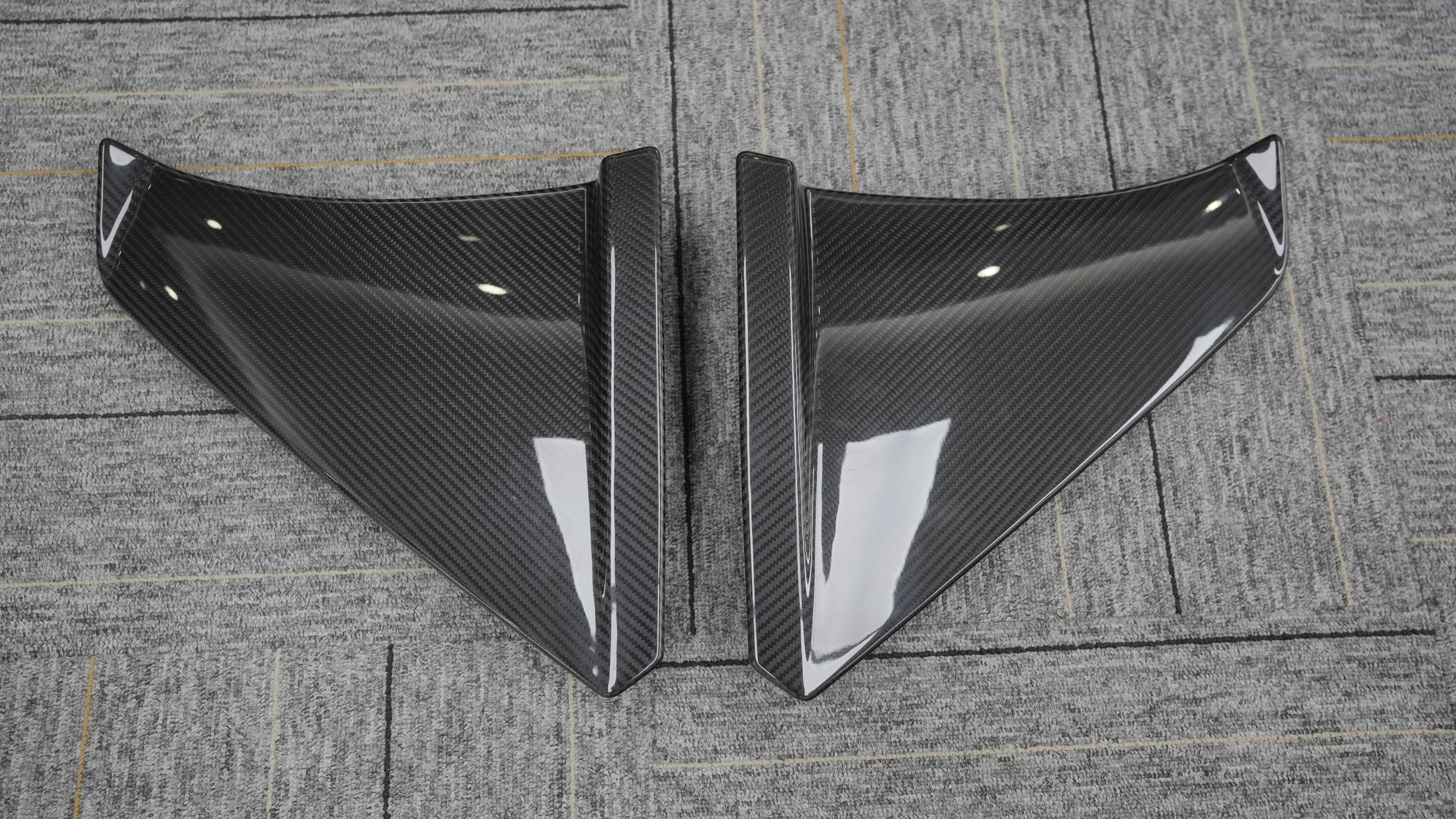 Lamborghini Revuelto 2024-ON with Aftermarket Parts - OEM Style Door Fins Dry Pre-preg Carbon Fiber from Aero Republic