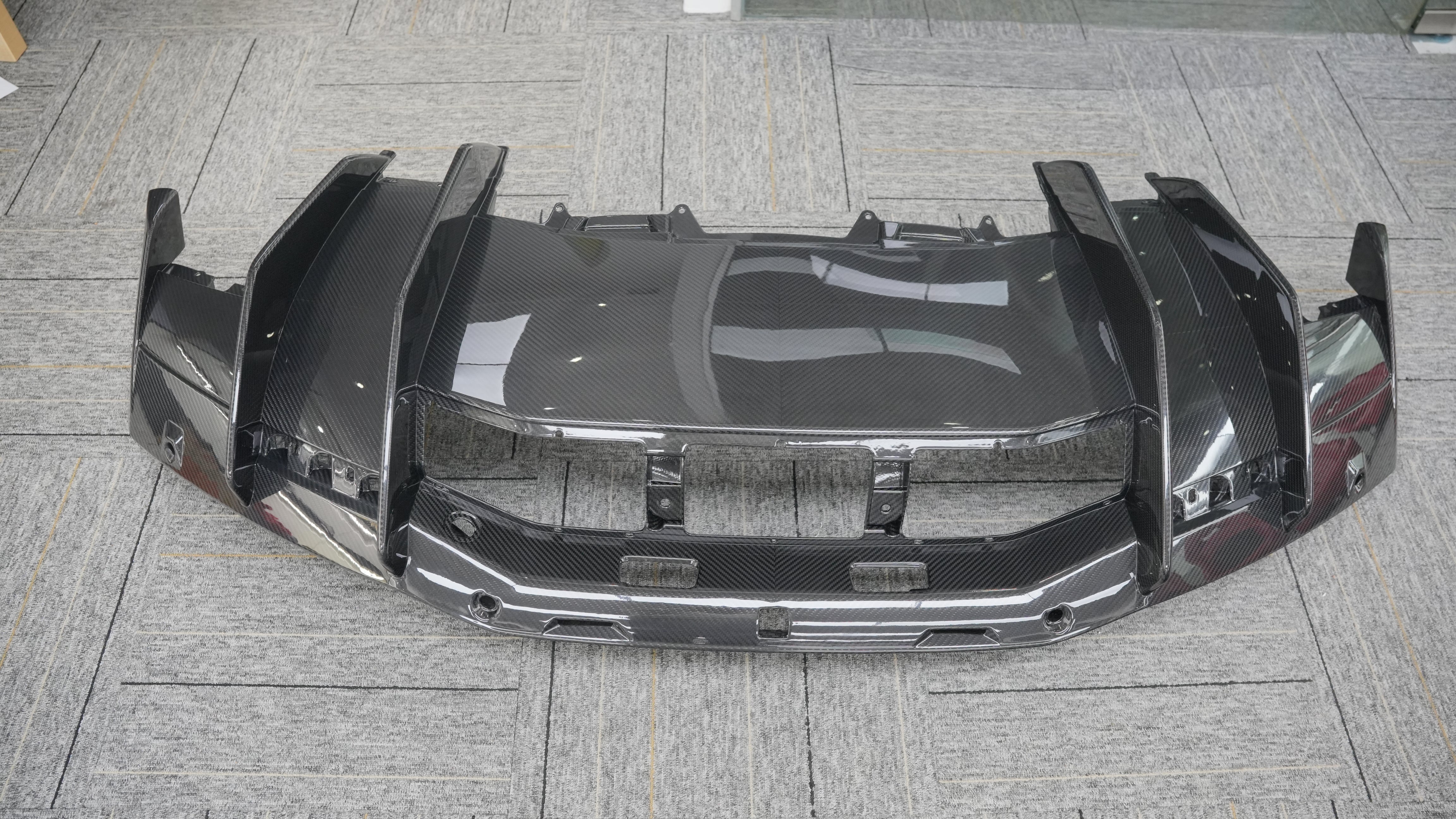 Lamborghini Revuelto 2024-ON with Aftermarket Parts - OEM Style Rear Diffuser Dry Pre-preg Carbon Fiber from Aero Republic