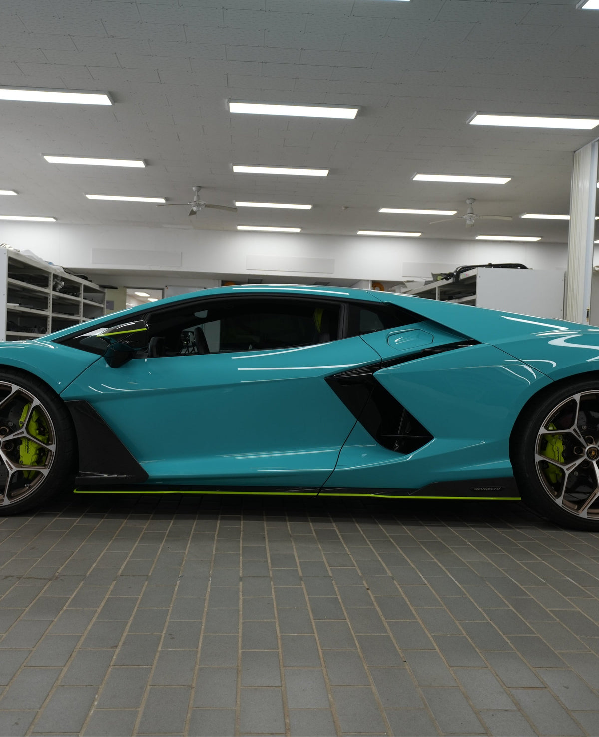 Lamborghini Revuelto 2024-ON with Aftermarket Parts - OEM Style Side Skirts Dry Pre-preg Carbon Fiber from Aero Republic