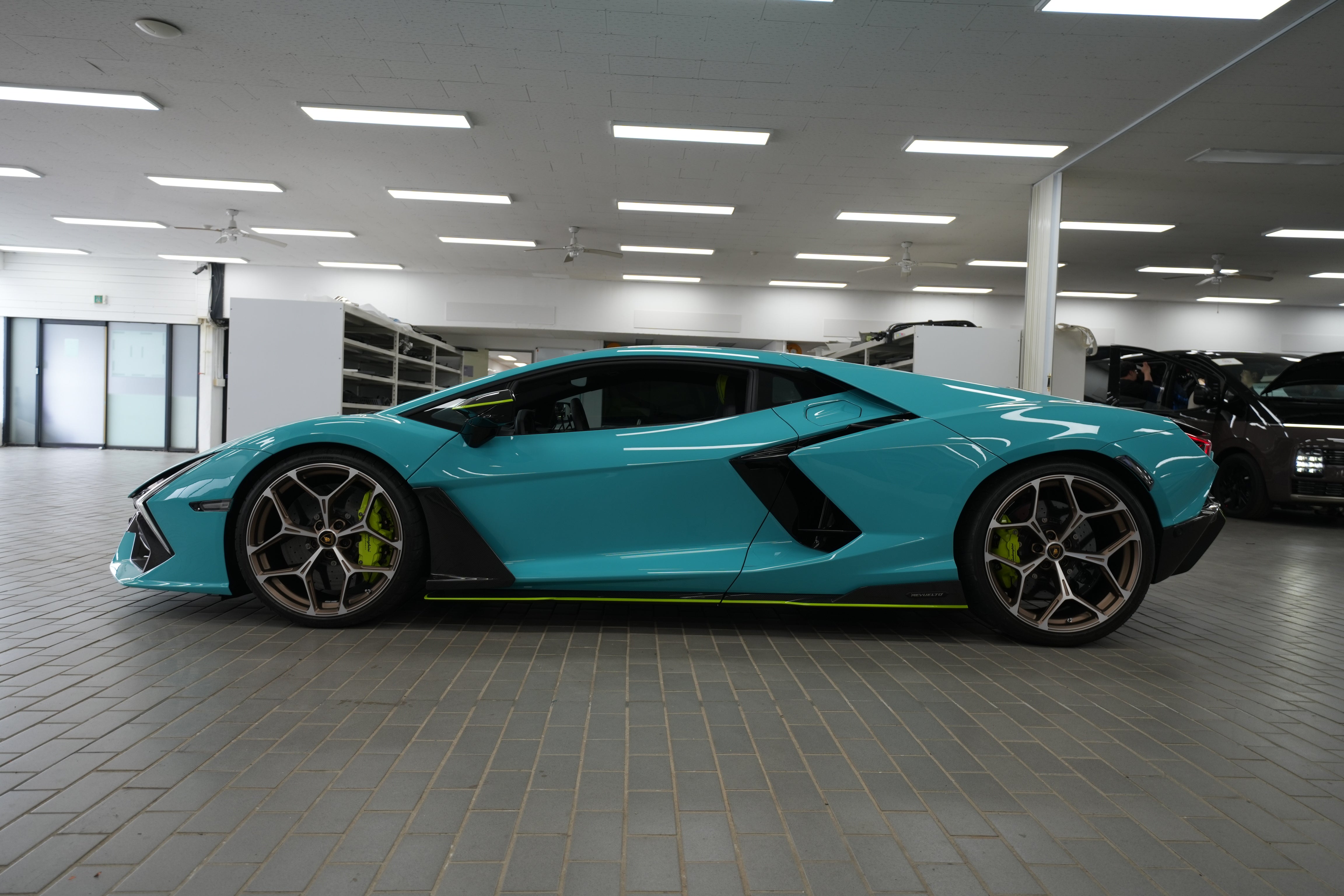 Lamborghini Revuelto 2024-ON with Aftermarket Parts - OEM Style Door Fins Dry Pre-preg Carbon Fiber from Aero Republic