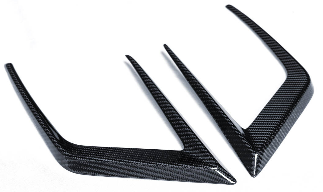 Lotus Eletre 2023 2024 with Aftermarket Parts - PK Style Front Bumper Outer & Inner Trim Pre-preg Carbon Fiber from Ventus Veloce