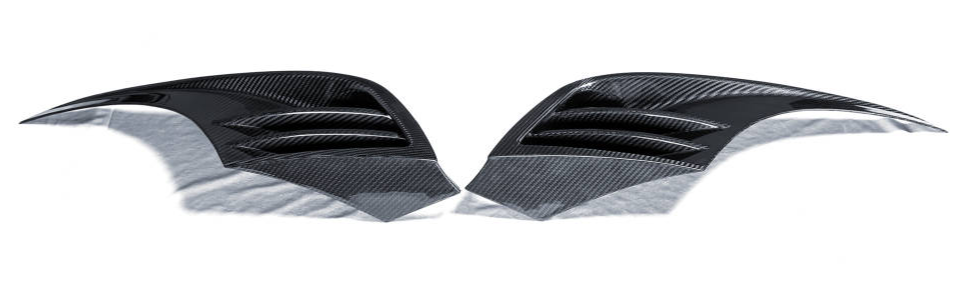Lotus Eletre 2023 2024 with Aftermarket Parts - PK Style Rear Vent Trim Pre-preg Carbon Fiber from Ventus Veloce