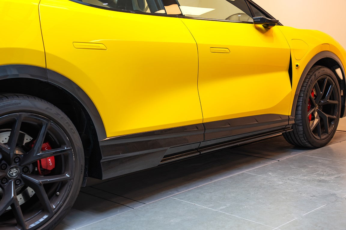 Lotus Eletre 2023 2024 with Aftermarket Parts - PK Style Side Skirt Pre-preg Carbon Fiber from Ventus Veloce