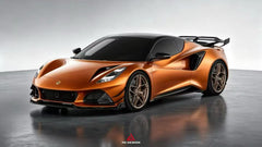 Lotus Emira 3.6 V6 2.0 Four-cylinder 2022-ON with Aftermarket Parts - ART Front Lip Dry Pre-preg Carbon Fiber from ArmorExtend