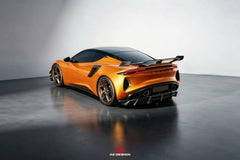 Lotus Emira 3.6 V6 2.0 Four-cylinder 2022-ON with Aftermarket Parts - ART Rear Diffuser Dry Pre-preg Carbon Fiber from ArmorExtend