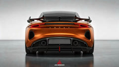 Lotus Emira 3.6 V6 2.0 Four-cylinder 2022-ON with Aftermarket Parts - ART Rear Diffuser Dry Pre-preg Carbon Fiber from ArmorExtend