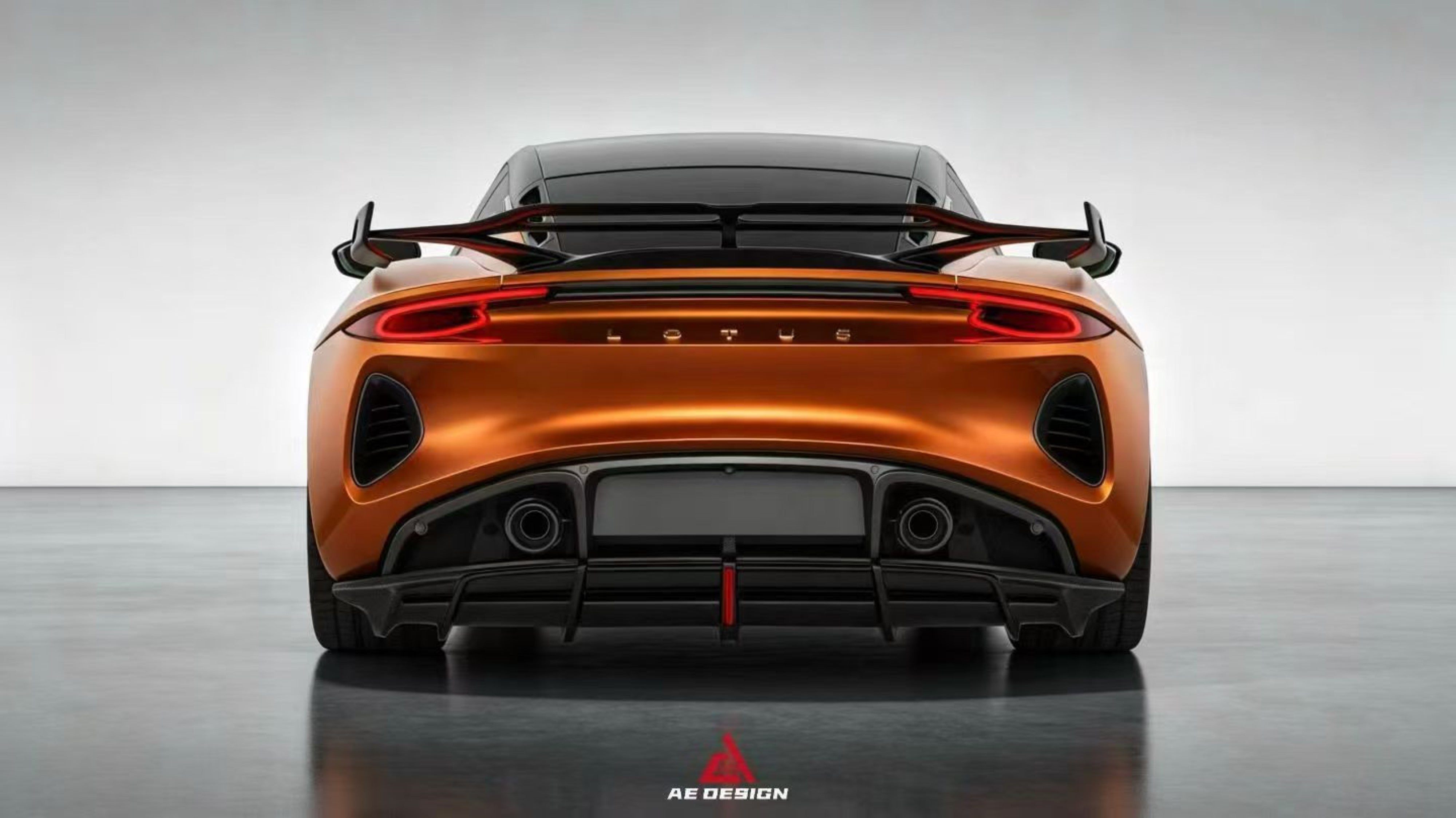 Lotus Emira 3.6 V6 2.0 Four-cylinder 2022-ON with Aftermarket Parts - ART Rear Wing Dry Pre-preg Carbon Fiber from ArmorExtend