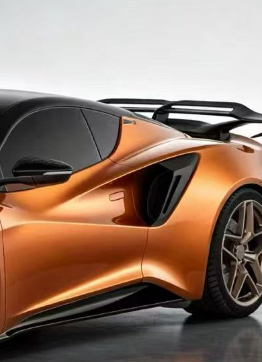 Lotus Emira 3.6 V6 2.0 Four-cylinder 2022-ON with Aftermarket Parts - ART Side Intake Vent Scoop Dry Pre-preg Carbon Fiber from ArmorExtend