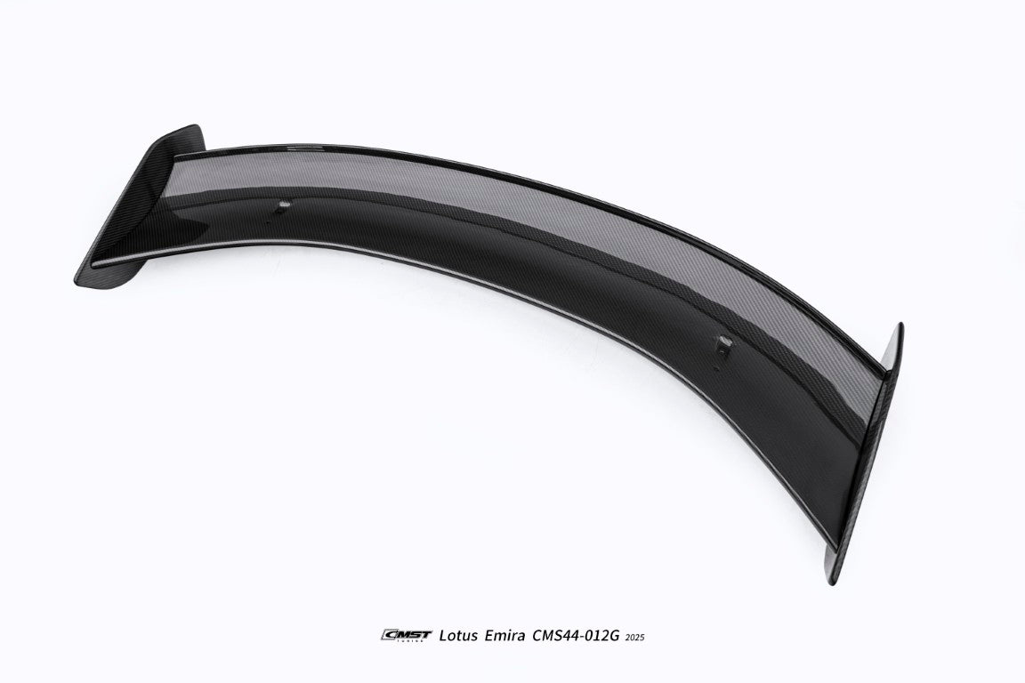 Lotus Emira 3.6 V6 2.0 Four-cylinder 2022-ON with Aftermarket Parts - V3 Rear Spoiler Dry Pre-preg Carbon Fiber / FRP
