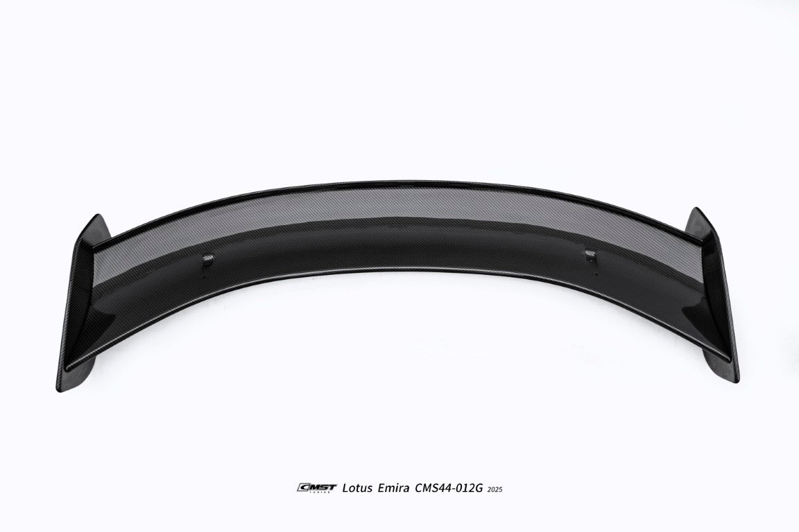 Lotus Emira 3.6 V6 2.0 Four-cylinder 2022-ON with Aftermarket Parts - V3 Rear Spoiler Dry Pre-preg Carbon Fiber / FRP