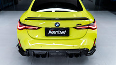 BMW M4 G82 2021-ON 4 Series G22 430i M440i 2020-ON with Aftermarket Parts - Carbon Fiber Rear Wing & Spoiler from Karbel Carbon