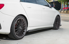Future Design Carbon C117 2014-2019 CLA-250 CLA-45 AMG Carbon Fiber Side Skirts Ver.2