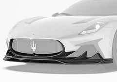 Maserati MC20 2022-ON with Aftermarket Parts - Front Lip Dry Pre-preg Carbon Fiber from Ventus Veloce