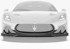 Maserati MC20 2022-ON with Aftermarket Parts - Front Lip Dry Pre-preg Carbon Fiber from Ventus Veloce