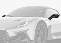 Maserati MC20 2022-ON with Aftermarket Parts - Mirror Caps Dry Pre-preg Carbon Fiber from Aero Republic