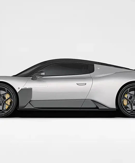 Maserati MC20 2022-ON with Aftermarket Parts - OEM Replacement Style Side Skirts Dry Pre-preg Carbon Fiber from Aero Republic