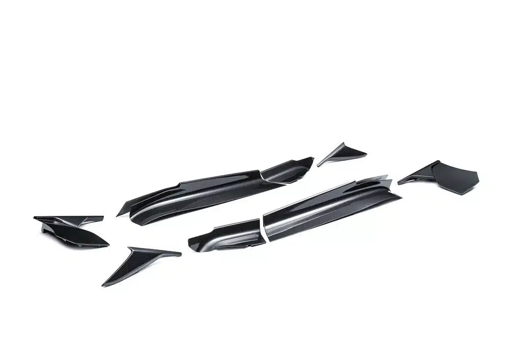Maserati MC20 2022-ON with Aftermarket Parts - OEM Replacement Style Side Skirts Dry Pre-preg Carbon Fiber from Aero Republic