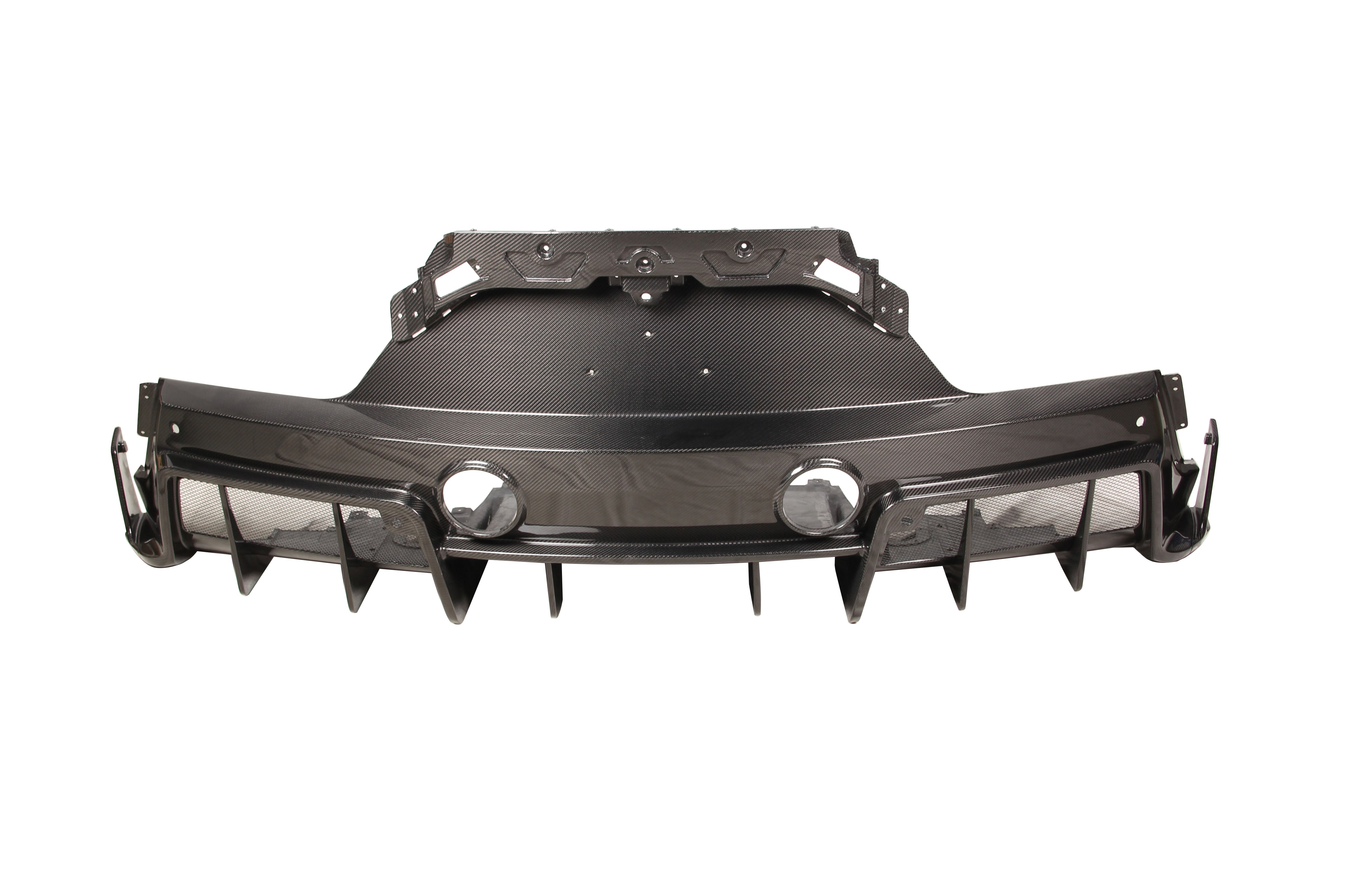 Maserati MC20 2022-ON with Aftermarket Parts - Rear Diffuser Dry Pre-preg Carbon Fiber from Ventus Veloce
