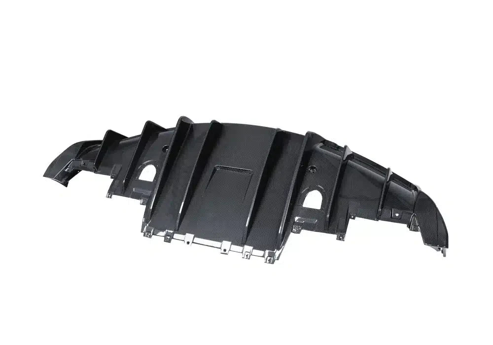 Maserati MC20 2022-ON with Aftermarket Parts - Rear Diffuser Dry Pre-preg Carbon Fiber from Ventus Veloce