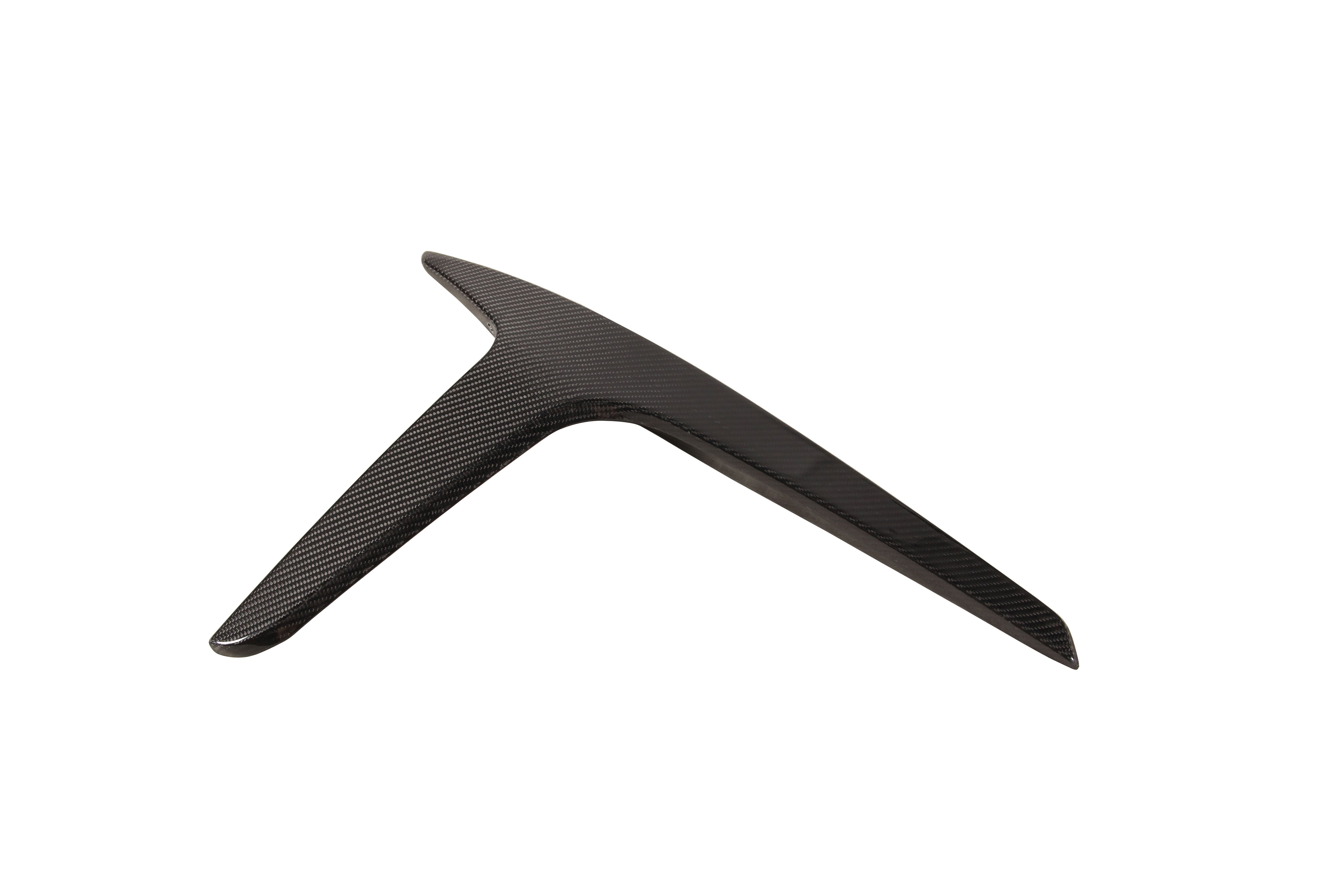 Maserati MC20 2022-ON with Aftermarket Parts - V2 Front Canards Dry Pre-preg Carbon Fiber from Ventus Veloce