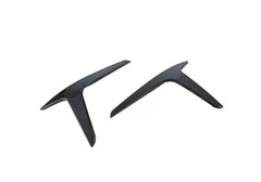 Maserati MC20 2022-ON with Aftermarket Parts - V2 Front Canards Dry Pre-preg Carbon Fiber from Ventus Veloce