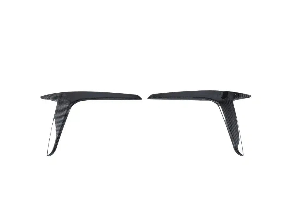 Maserati MC20 2022-ON with Aftermarket Parts - V2 Front Canards Dry Pre-preg Carbon Fiber from Ventus Veloce