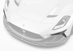 Maserati MC20 2022-ON with Aftermarket Parts - V2 Front Canards Dry Pre-preg Carbon Fiber from Ventus Veloce