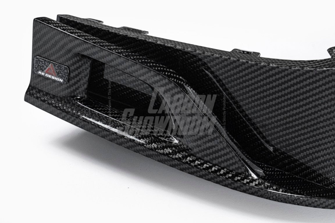 Mercedes Benz A-Class A45/A35/A250/A220 W177 2019 2020 2021 2022 2023 2024 with Aftermarket Parts - AE Style Rear Diffuser Carbon Fiber from ArmorExtend
