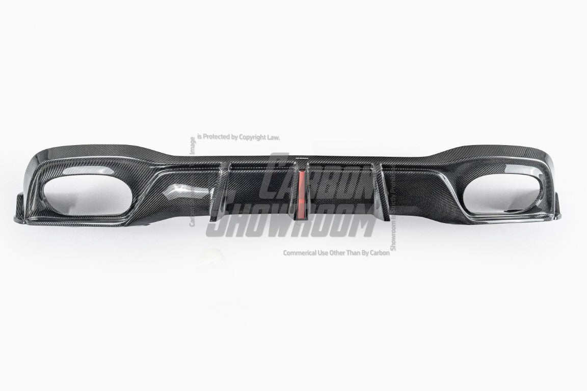 Mercedes Benz A-Class A45/A35/A250/A220 W177 2019 2020 2021 2022 2023 2024 with Aftermarket Parts - AE Style Rear Diffuser?Carbon Fiber from ArmorExtend